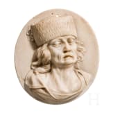 A portrait of Jean-Paul Marat (*1743 Boudry; &dagger;1793 Paris) in neoclassical style