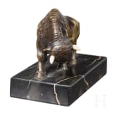 A small sculpture of a bison, probably Germany, circa 1900