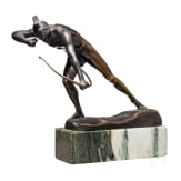 Otto Schmidt-Hofer (1873-1925) - A bronze figur of an archer, circa 1900