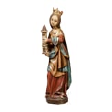 St. Barbara in late Gothic style, German, 20th century