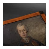 A German portrait of a nobleman in hunting costume, German, mid-18th century