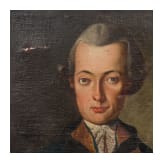 A German portrait of a nobleman in hunting costume, German, mid-18th century