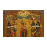Two Russian icons with the representation of the Mother of God from Kazan, 18th/19th century