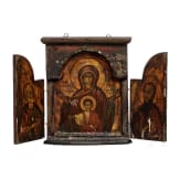 Three Russian icrons, 18th/19th century