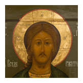 Two Russian icons with depictions of Christ, 19th century