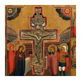 Two Russian icons with depictions of Christ, 19th century