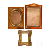 A set of three neo-classical German portrait frames, 19th century
