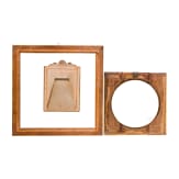 A set of three neo-classical French frames, 19th century