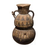 A Peruvian clay vessel, Peru, circa 1000