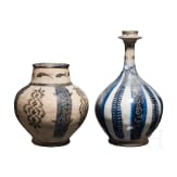 Langhalsflasche und Vase, Kashan, Iran, 10. -12. Jhdt.