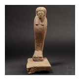An Egyptian wooden ushabti, 17th/18th dynasty, circa 1500 B.C.
