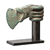 An axe head, Luristan, circa 1000 B.C.