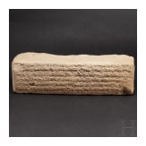 A brick with cuneiform inscription from Iran, early 1st millenium BC