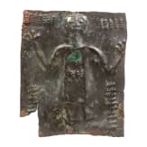 An Urartarian votive sheet with adorant, 8th century B.C.