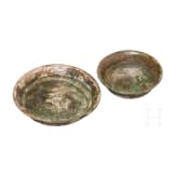 Two bronze libation bowls, Ancient Near East, 5th - 4th century BC