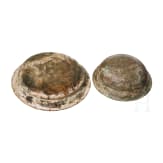 Two bronze libation bowls, Ancient Near East, 5th - 4th century BC