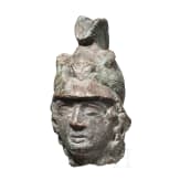 A Roman bronze head of Minerva, 2nd &ndash; 3rd century