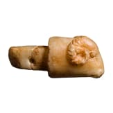 A Greek ram's head in marble, 5th century B.C.