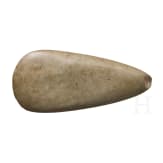 A Central European Neolithic stone adze, circa 5000 B.C.