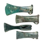 Four Central European bronze axes, 1st half of the 1st millennium B.C.