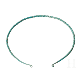 A huge southeastern European twisted Bronze Age Collar, 12th &ndash; 11th century B.C.