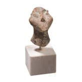 Head of a southeastern European Vinca idol, 4th millennium B.C.