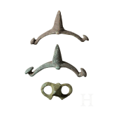 Three Celtic prick spurs, 1st century B.C.
