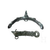 Two Celtic prick spurs, 1st century B.C.