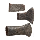Three Celtic iron tools, 3rd &ndash; 1st century B.C.