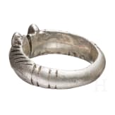 A southeast European silver ring, 2nd century B.C. &ndash; 1st century A.D.