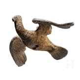 A gilded Byzantine dove made of lead, circa 9th &ndash; 13th century