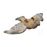 A gilded Byzantine dove made of lead, circa 9th &ndash; 13th century