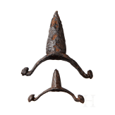 Two Vandalic iron spurs, 3rd century