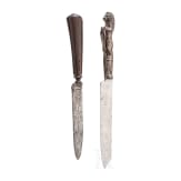 Zwei Essmesser, England/Niederlande, 18. Jhdt.
