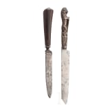 Zwei Essmesser, England/Niederlande, 18. Jhdt.