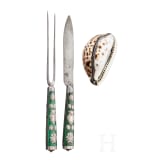 Besteck und Schnupftabakdose, deutsch, 19. Jhdt.