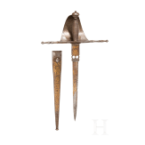 Linkhanddolch im Stil des 17. Jhdts., Toledo, datiert 1882