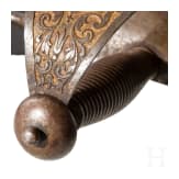 Linkhanddolch im Stil des 17. Jhdts., Toledo, datiert 1882