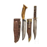 Zwei Bowie-Messer, USA, 19. Jhdt.