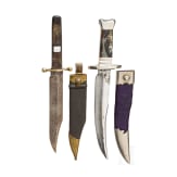 Zwei Bowie-Messer, USA, 19./20. Jhdt.