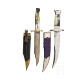 Zwei Bowie-Messer, USA, 19./20. Jhdt.