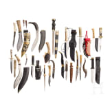 22 Messer und Dolche aus Europa und Nepal, 19./20. Jhdt.