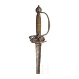 Eisengeschnittener Galanteriedegen, Frankreich, um 1750