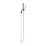 Silbermontierter Galanteriedegen, Frankreich, um 1780
