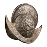 Reliefierter Prunkmorion im Stil um 1600, galvanoplatische Anfertigung, deutscher Historismus um 1860