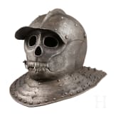 K&uuml;rassierhelm mit Totenkopfvisier, Sammleranfertigung im Stil um 1620