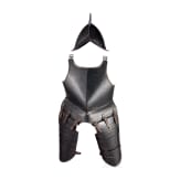 Knechtischer Harnisch, Sammleranfertigung unter Anwendung eines originalen Morions, deutsch, um 1570