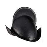 Knechtischer Harnisch, Sammleranfertigung unter Anwendung eines originalen Morions, deutsch, um 1570