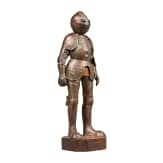 Miniatur-Harnisch mit ge&auml;tztem Dekor, deutsch, um 1900