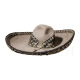 Sombrero mit Silberstickerei, Mexiko, 19. Jhdt.